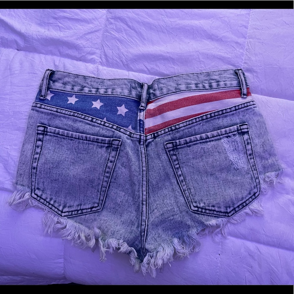 Pacsun USA Flag shorts